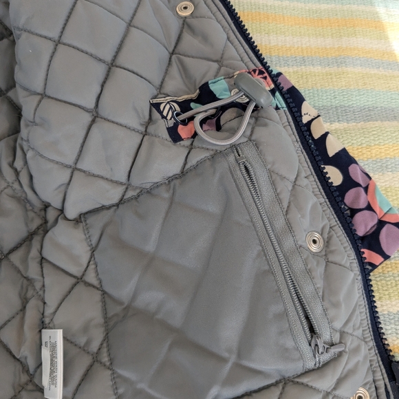 ⭐ Hanna Andersson floral winter coat size 110 / 4 - Picture 9 of 13